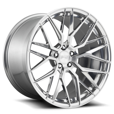 6061-T6 Bright Silver Monoblock Forged Wheels Concave Spokes