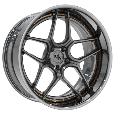 Deep Dish 3 PC Audi S5 JC ล้อฟอร์จ R-FX101 Deep Dish น้ำหนักเบา