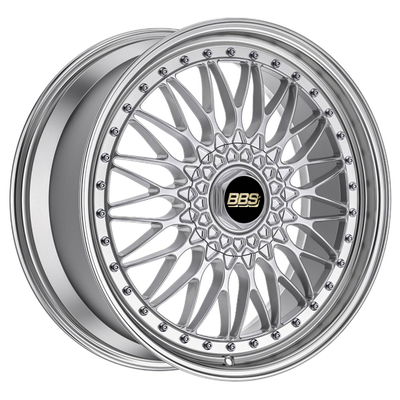 Super Rs Bright Silver BBS Forged Wheels ขอบอลูมิเนียม 6061-T6