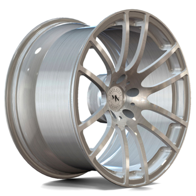 การก่อสร้าง Monoblock Forge Auto Wheels Aerospace Grade