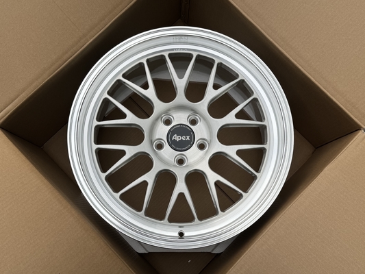 ล้อ Apex ML-10RT Forged ขอบกลึง Brushed Clear