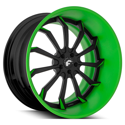 20 นิ้ว Forgiato Forged Wheels Navaja Deep Dish Chrome 3 Piece Rims Navaja