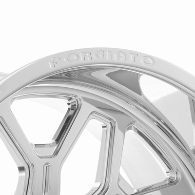 ล้อ Forgiato Flusso-T Bright Silver 6061-T6 Lugs 4-8