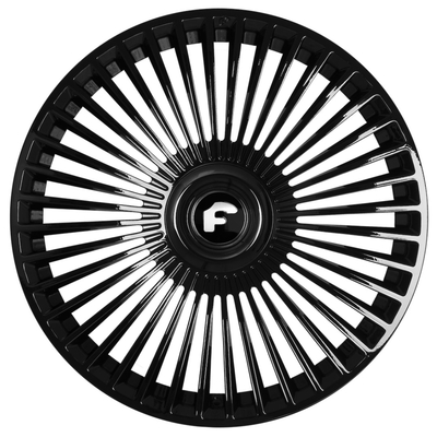 Gross Black Chrome Silver Trimestre Forgiato ล้อฟอร์จสำหรับ Rolls Royce Cullinan