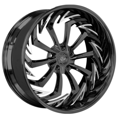 LF-777 3PC ตัวเลือก Lexani Forged Wheels Staggered Spokes