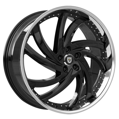 Lexani Turbine 2PC ล้อฟอร์จพร้อม SS Lip Deep Dish น้ำหนักเบา
