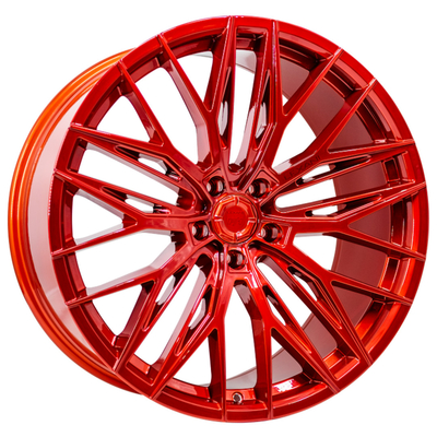 Candy Red Multi Spoke Lexani Aries ล้อ Monoblock Offset 0-80mm