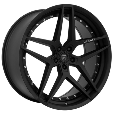เว้า Monoblock Lexani Spike Lexani Forged Wheels Chrome Rivets