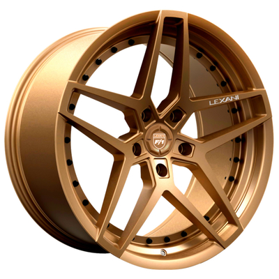 เว้า Monoblock Lexani Spike Lexani Forged Wheels Chrome Rivets