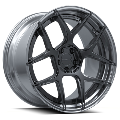 Y-Shaped Spoke 2 Piece Forged Wheels UF/2-151 ขอบล้อสีดำเงา 20 นิ้ว