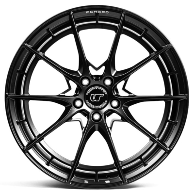 D03-R สีดำเงา VR Forged Porsche 991 Turbo Wheels 16-26 Inch
