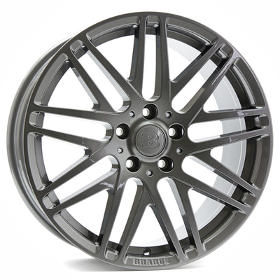 Offset 80mm Mercedes Benz ล้อฟอร์จ Monoblock F Liquid Titanium
