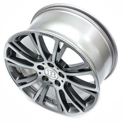 Hollow Carved Spokes ล้อฟอร์จ Mercedes R Liquid Titanium