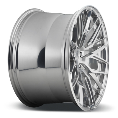 6061-T6 Bright Silver Monoblock Forged Wheels Concave Spokes