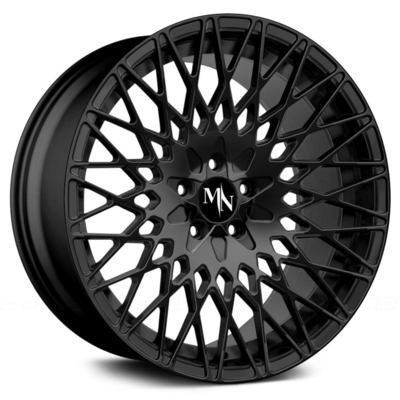 6061-T6 อลูมิเนียมอัลลอยด์ Endless Finish Gross Black Forged Wheels