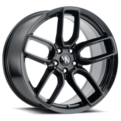 Offset 0-80mm Monoblock Forged Wheels Endless Finish ขอบล้อสีดำเงา