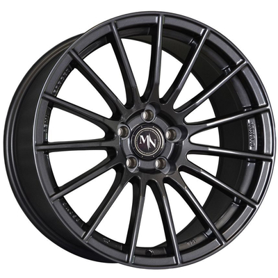 PCD 112mm Forge Auto Wheels 6061-T6 อลูมิเนียมอัลลอยด์ขอบสีดำด้าน