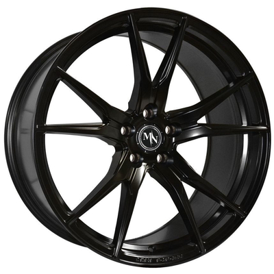 Matt Black Gunmetal Forge Auto Wheels ซี่เว้าก้าวร้าว