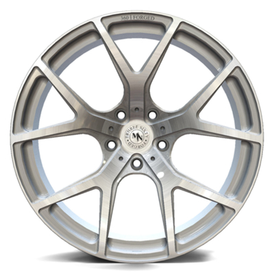 ล้อฟอร์จเว้าลึก Monoblock สีเงินขัดเงาปริมาณต่ำ 6061-T6