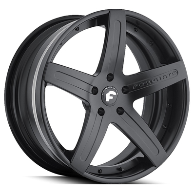 Matt Black Forgiato Aggio-ECL ล้อฟอร์จชุบโครเมียมขัดเงา JWL