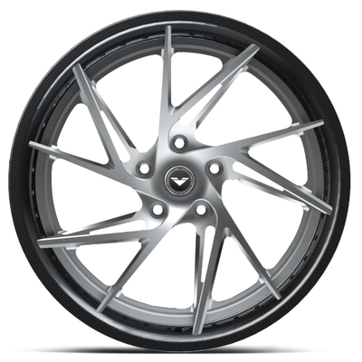 การออกแบบเว้า Streamlined Spoke 3 ชิ้น Forged Wheels VMP-306