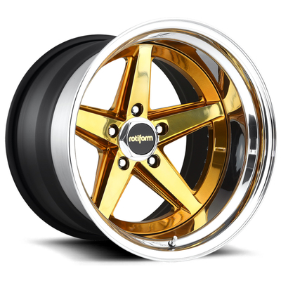 ศูนย์นูนล้อ Rotiform Forged Rotiform 917 Porsche 911 Gold Wheels