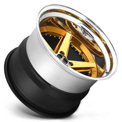 ศูนย์นูนล้อ Rotiform Forged Rotiform 917 Porsche 911 Gold Wheels