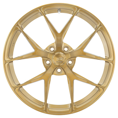 21 นิ้ว RZ21 Audi R8 Bronze Wheels BC Forged Concave Monoblock