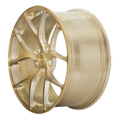 21 นิ้ว RZ21 Audi R8 Bronze Wheels BC Forged Concave Monoblock