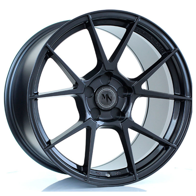 High End 16 '' ถึง 24 '' Gloss Black Forge Auto Wheels 6061-T6