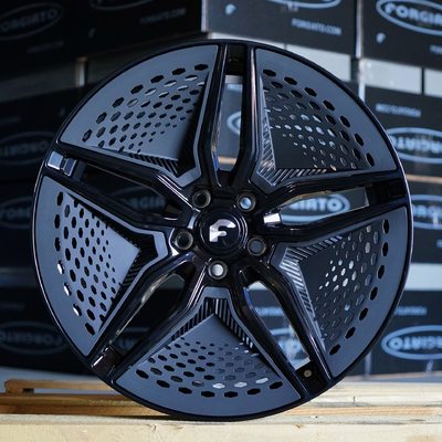 22 '' สีดำเงา Forgiato EV 001 Forgiato Forged Wheels เหมาะสำหรับ Tesla รุ่น S รุ่น X