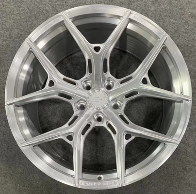 ล้อฟอร์จสีเงินขัดเงา Vossen HYBRID FORGED SERIES HF-5
