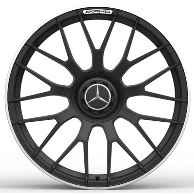 AMG Cross Spoke Mercedes Benz ล้อฟอร์จ Matt Black