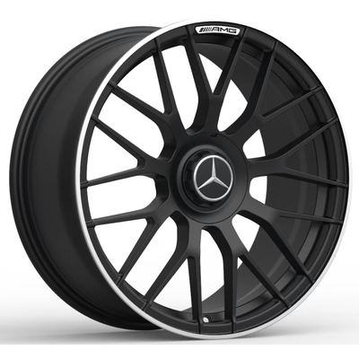 AMG Cross Spoke Mercedes Benz ล้อฟอร์จ Matt Black