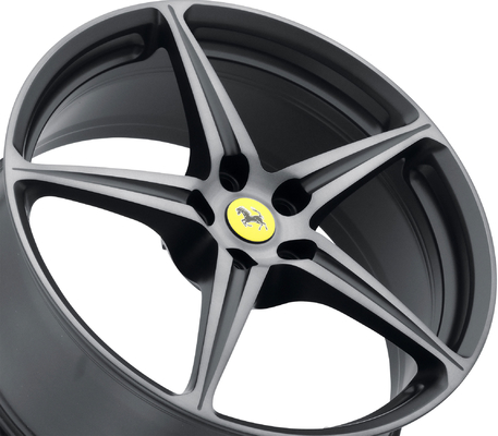 การออกแบบ OEM Ferrari Forged Wheels สำหรับ 458 Italia 6061-T6 Aluminium Alloy