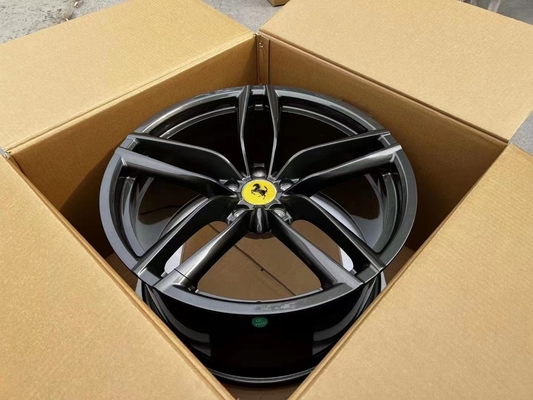 การออกแบบ OEM Ferrari Forged Wheels สำหรับ Ferrari 488 GTB Diamond Cut