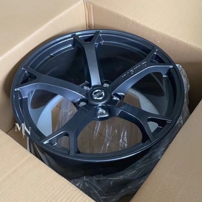 Nissan Nismo OEM ขอบล้อ Gunmetal Nissan 370Z Z34 Monoblock Forged Wheels