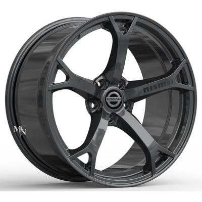 Nissan Nismo OEM ขอบล้อ Gunmetal Nissan 370Z Z34 Monoblock Forged Wheels
