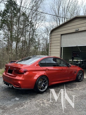 BBS FI R สําหรับ BMW M2 E92 M3 F80 วงล้อไฮเปอร์สีเงิน