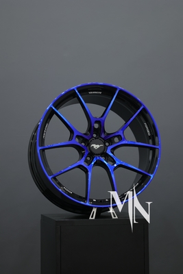Volk Racing Rays G025 วงล้อสีฟ้า 18 19 20 นิ้ว 5x120 กรอบกลั้นตามสั่งสําหรับ BMW FK8