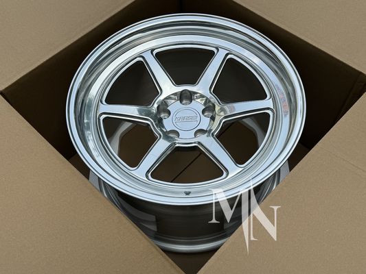 ล้อ Forge Auto ขนาด 5x114.3 สำหรับ Nissan 350Z 370Z ขัดเงาสีเงิน