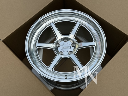 5x112 5x120 ปรับแต่งขอบคานเซ่ ทันเดม คอร์ซ่า โรโก้ เงินปืน 350Z 370Z ล้อสแตนเลส