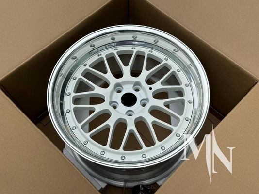 2 ชิ้นโกหกล้อธรรมเนียม BBS LM LMR LeMans ล้อทองสําหรับ BMW 370z 350z