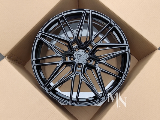 Vossen HF7 ล้อสีดํากระจ่าง สําหรับ Audi RS6 C5 C6 C7 C8 18 19 20 21 22 นิ้ว