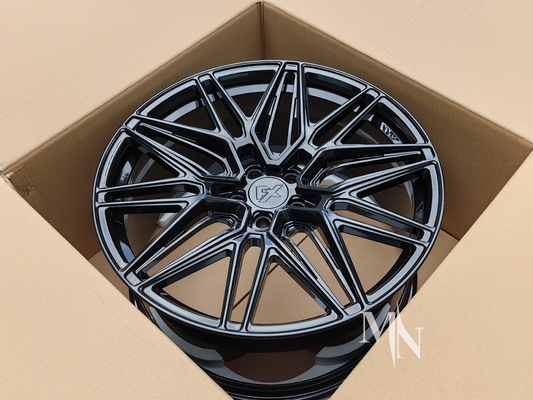 Vossen HF7 ล้อสีดํากระจ่าง สําหรับ Audi RS6 C5 C6 C7 C8 18 19 20 21 22 นิ้ว