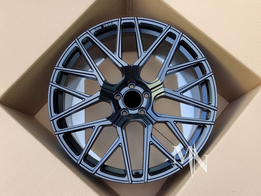 Rohana RFX10 ล้อสําหรับ Audi R8 Mustang Mercedes 18 19 20 นิ้ว Custom ดําทองแดง Brushed ทิตาเนียมล้อ