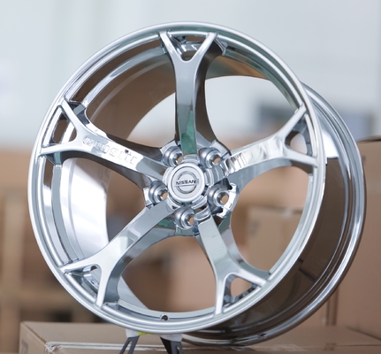 ล้อโครเมียม Nismo OEM ขอบล้อ Nissan 370Z Infiniti Q50 Monoblock Forged Wheels