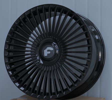 ล้อ Forgiato Trimestre Forged สีดำ Gross สำหรับ Rolls Royce Range Rover Mercedes Benz S Class