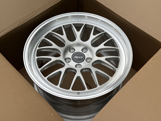 ล้อ Apex ML-10RT Forged ขอบกลึง Brushed Clear