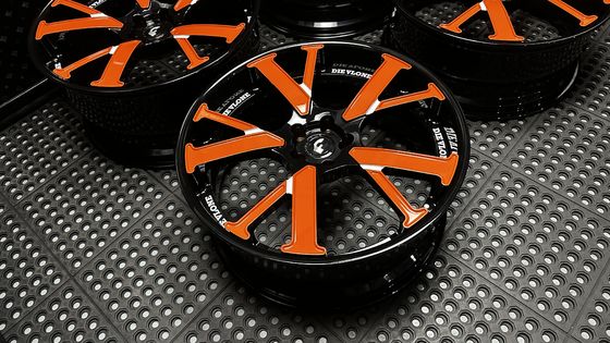 ผงเหล็กอัลลูมิเนียมหลอม Vlone Forgiato Rims เครื่องบินและอวกาศเกรด 6061-T6